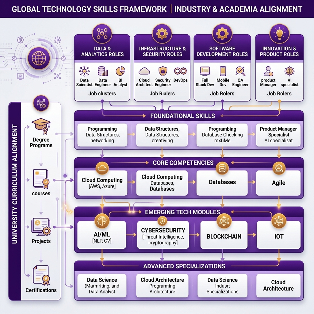 Industry-Aligned Skills Framework (IASF) competency blueprint and technical matrix