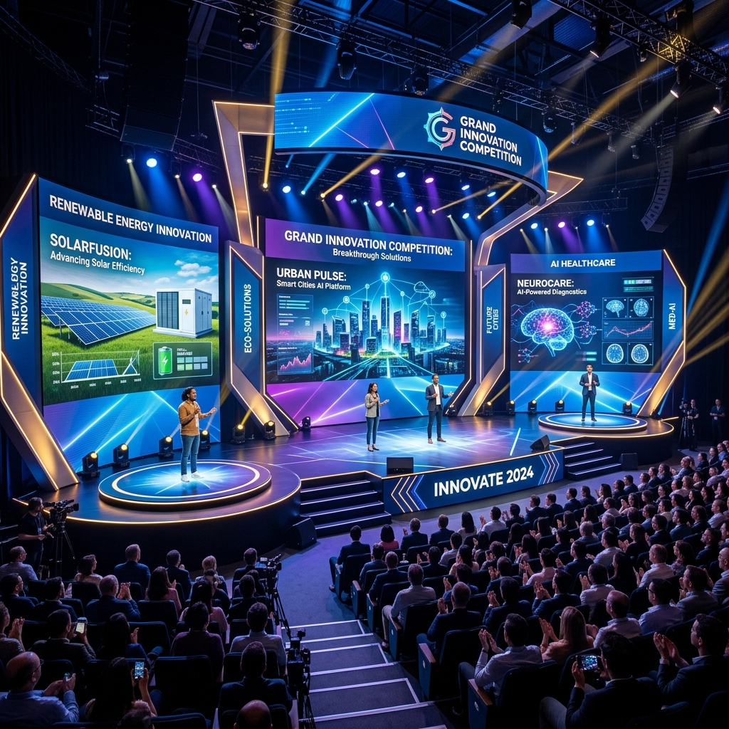 Global perspective representing society-wide challenges like healthcare and sustainability