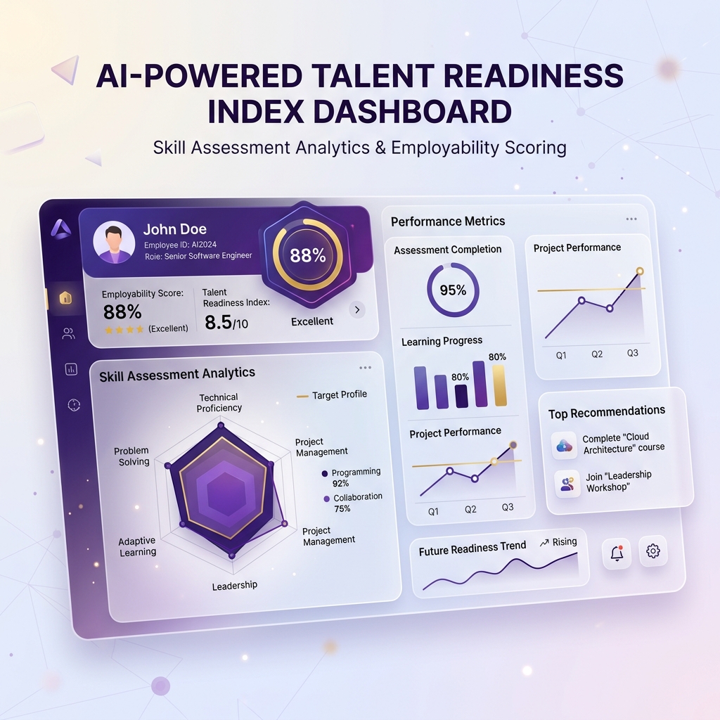 Talent Readiness Index (TRI) AI-powered employability analytics dashboard